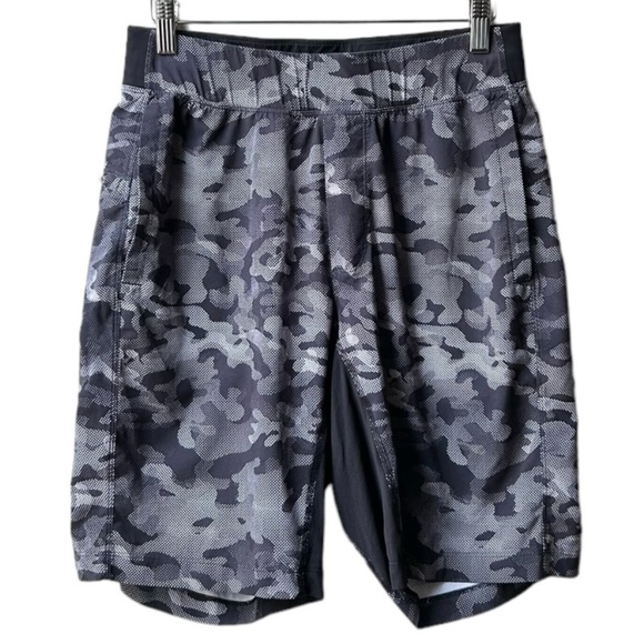 lululemon athletica Other - Lululemon T.H.E. Short *Linerless Mesh Camo 9" Black Grey Sz S